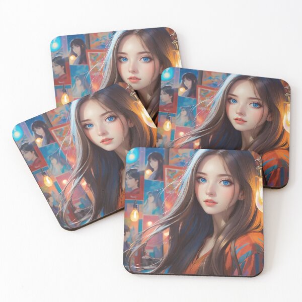 Item preview, Girl Portrait Illustration 5120 designed and sold by Grafititee.