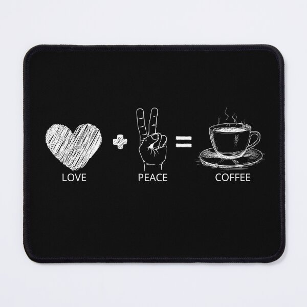 Item preview, Love plus Peace equals Coffee designed and sold by ivonnerd.
