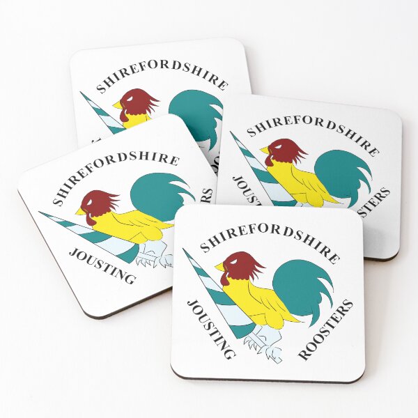 Item preview, Shirefordshire Jousting Roosters (With Text) designed and sold by astroauroran.