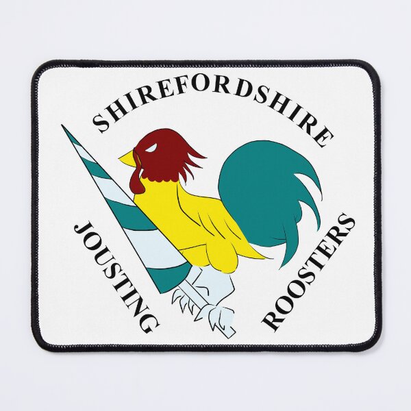 Item preview, Shirefordshire Jousting Roosters (With Text) designed and sold by astroauroran.