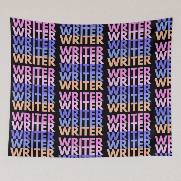Item preview, Writer - Vintage Pastel Stacked Words designed and sold by XanderWitch Creative.