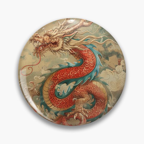 Item preview, Chinese Dragon Vintage Art 21 designed and sold by AstroRisq.