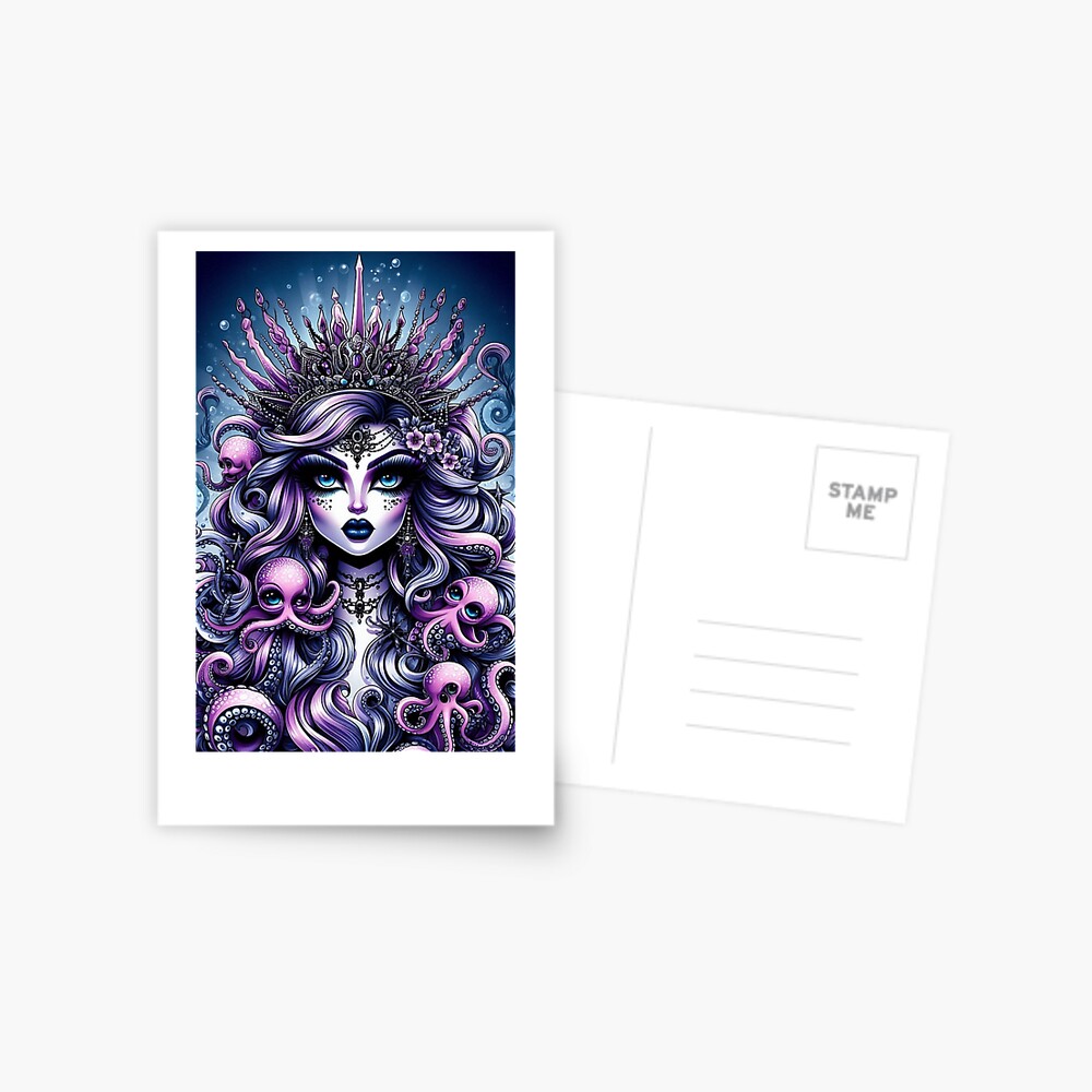 Item preview, Postcard designed and sold by NaughtyNiceArt.