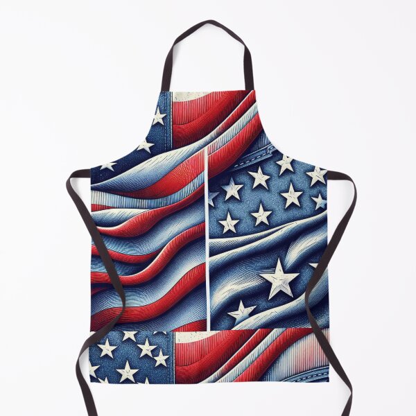Item preview, Vintage Denim Flag by Baby Llama designed and sold by babyllama.