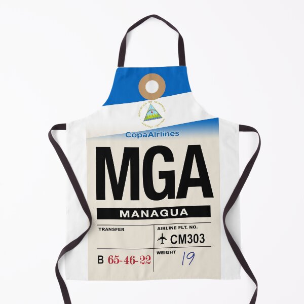Item preview, Managua (MGA) Nicaragua Airline Luggage Tag designed and sold by travelwitheric.