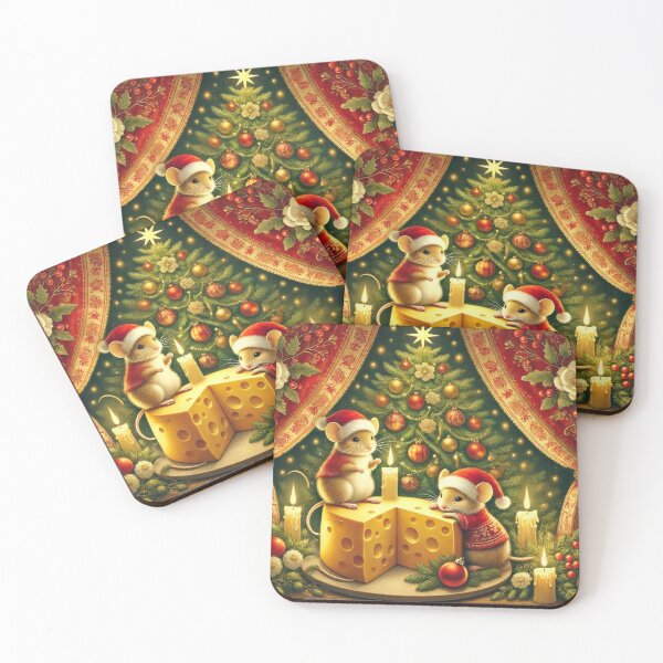 Item preview, Cheese Bliss Under the Christmas Tree designed and sold by LegademaArt.