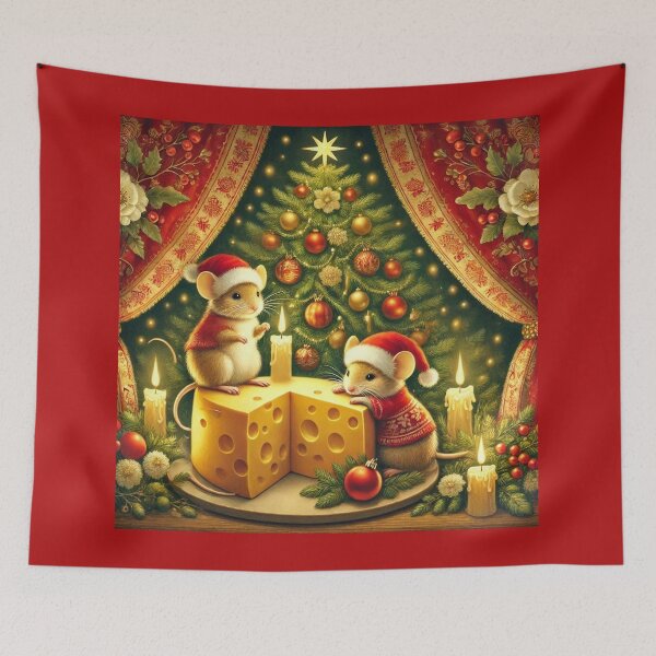 Item preview, Cheese Bliss Under the Christmas Tree designed and sold by LegademaArt.