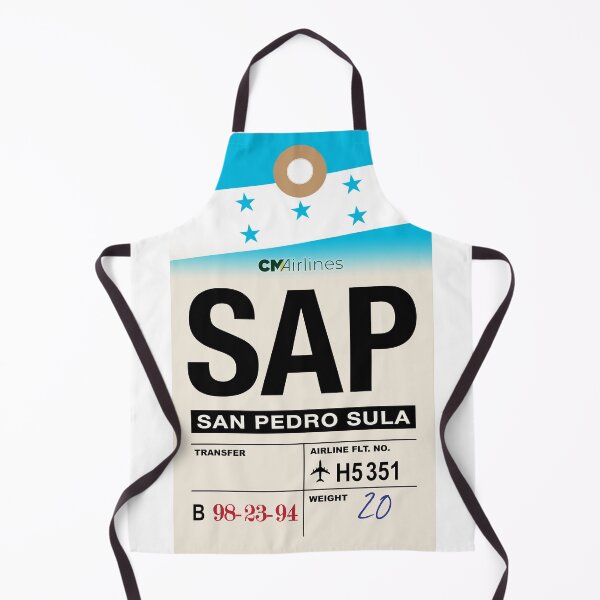 Item preview, San Pedro Sula (SAP) Honduras Airline Luggage Tag designed and sold by travelwitheric.