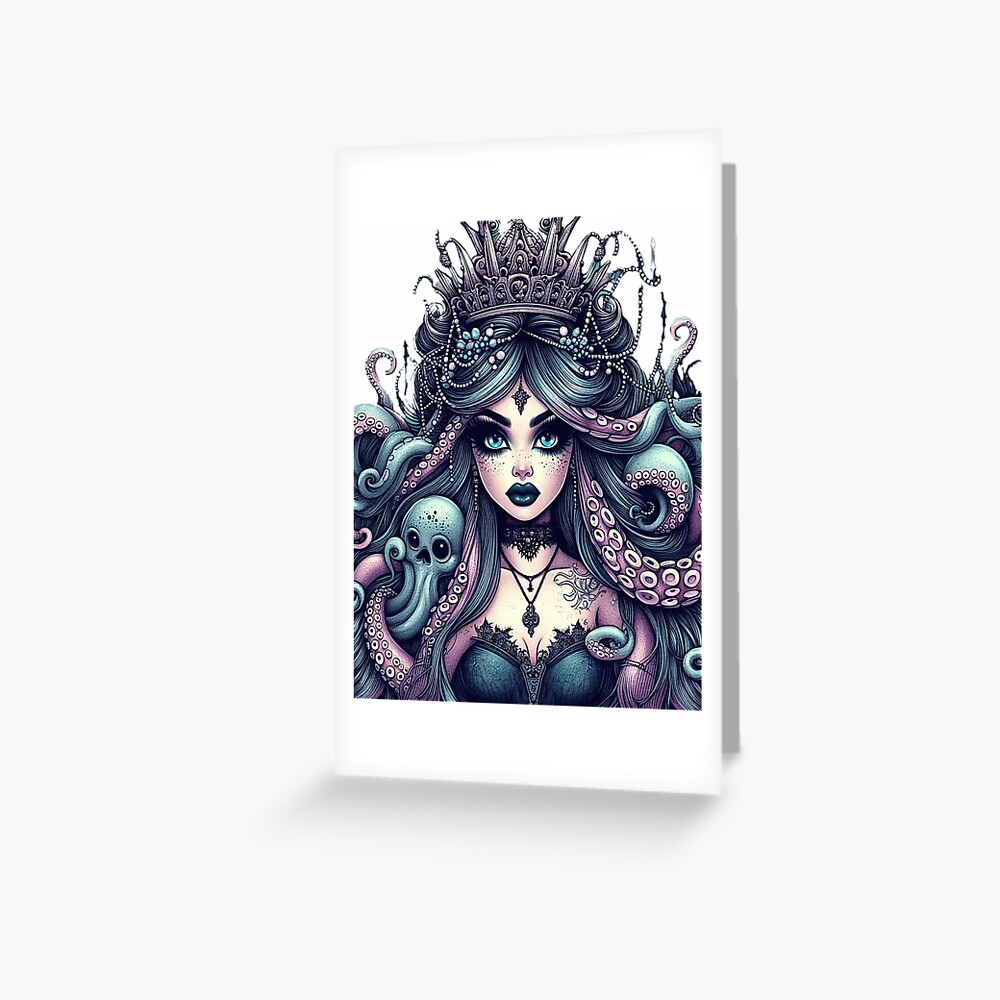 Item preview, Greeting Card designed and sold by NaughtyNiceArt.