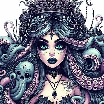 Artwork thumbnail, Sea Witch 1 by NaughtyNiceArt