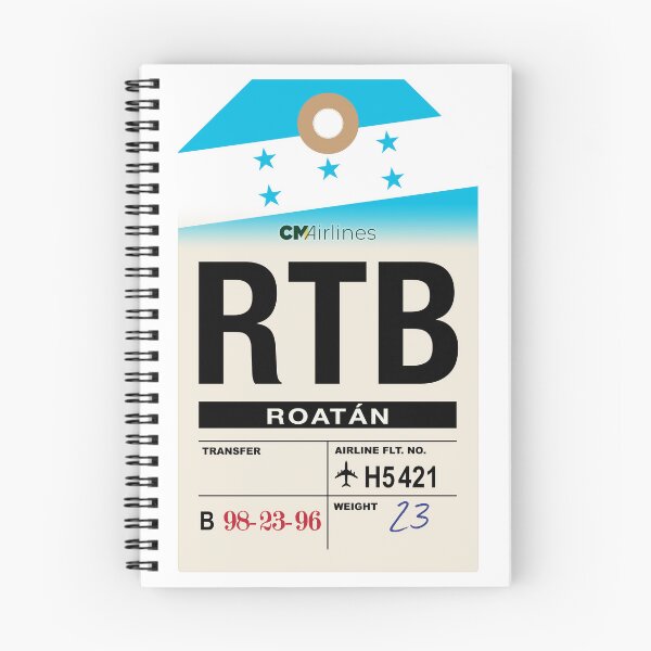 Item preview, Roatán (RTB) Honduras Airline Luggage Tag designed and sold by travelwitheric.