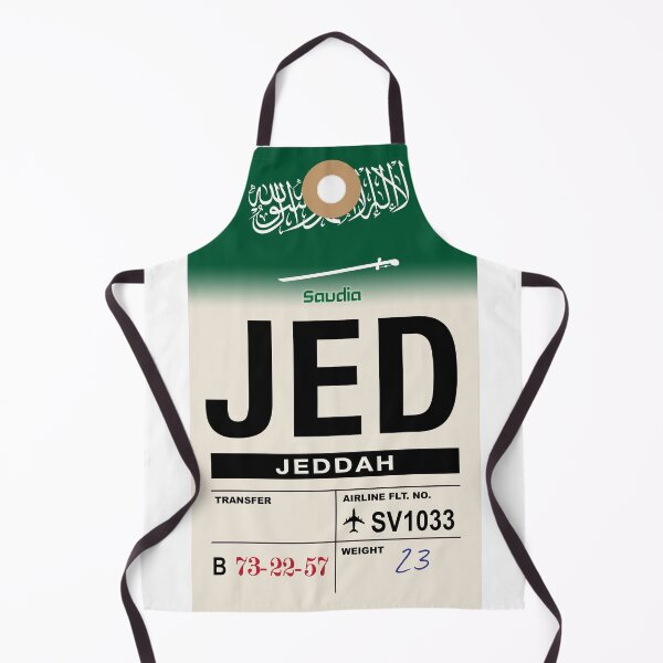 Item preview, Jeddah (JED) Saudi Arabia Airline Luggage Tag designed and sold by travelwitheric.