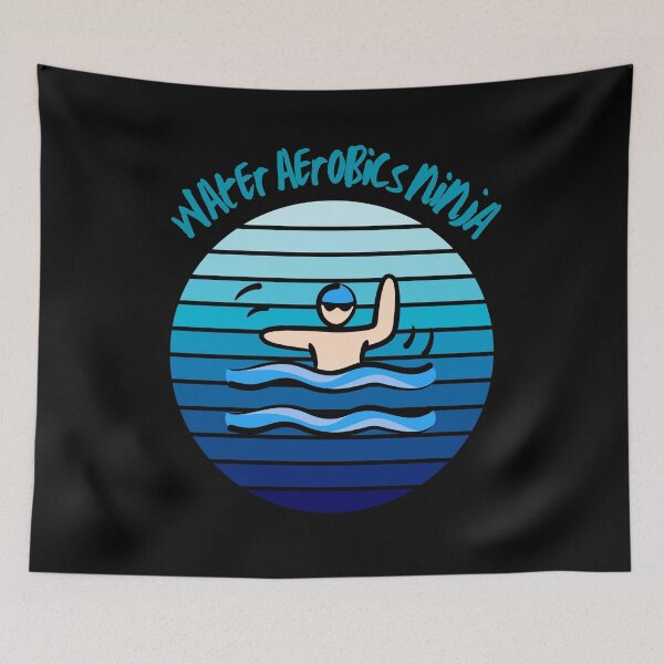 Item preview, water aerobics ninja designed and sold by sydney-syder.