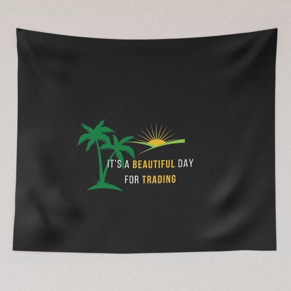 Item preview, It’s a beautiful day for trading- Funny -Unique gift for stocks, crypto, options traderr, forex traders and day traders  designed and sold by TradingTeesKids.
