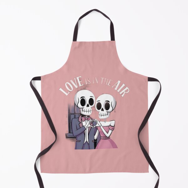 Item preview,  Couple is Made Up of Two Skulls with Elegant Clothes Join Hands LOVE is in the Air designed and sold by macadolie.
