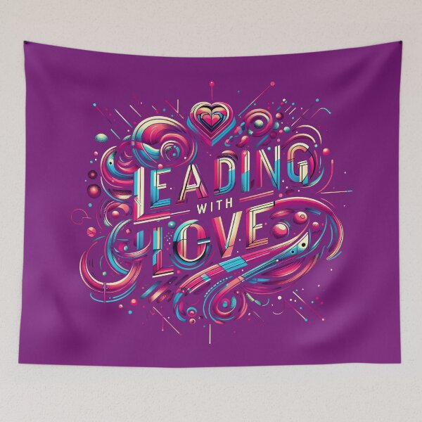 Item preview, Leading With Love, typography designed and sold by maxmaj.