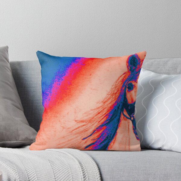 Artikelvorschau, Neon Blau Orange Hengst entworfen und verkauft von hdettman.