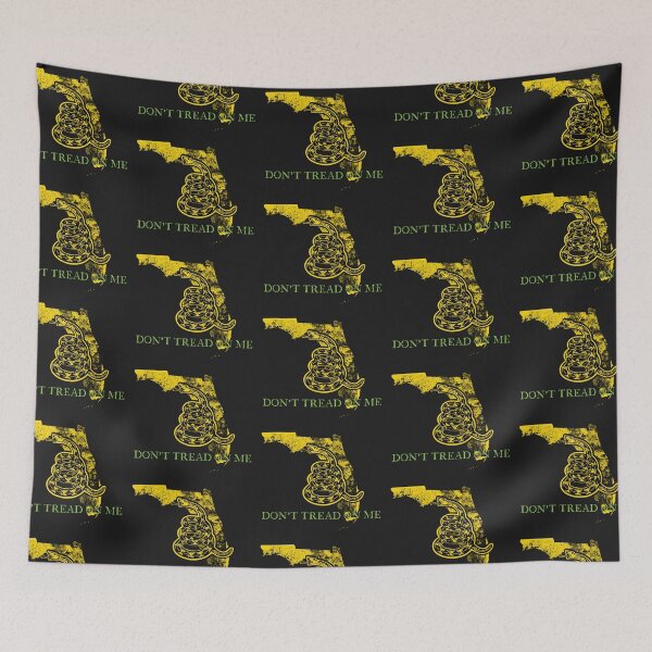 Item preview, DONT TREAD ON ME Distressed FLORIDA  - Freedom Is The Superpower - Gadsden Snake Flag - Dont Tread On Me design designed and sold by pelagio.