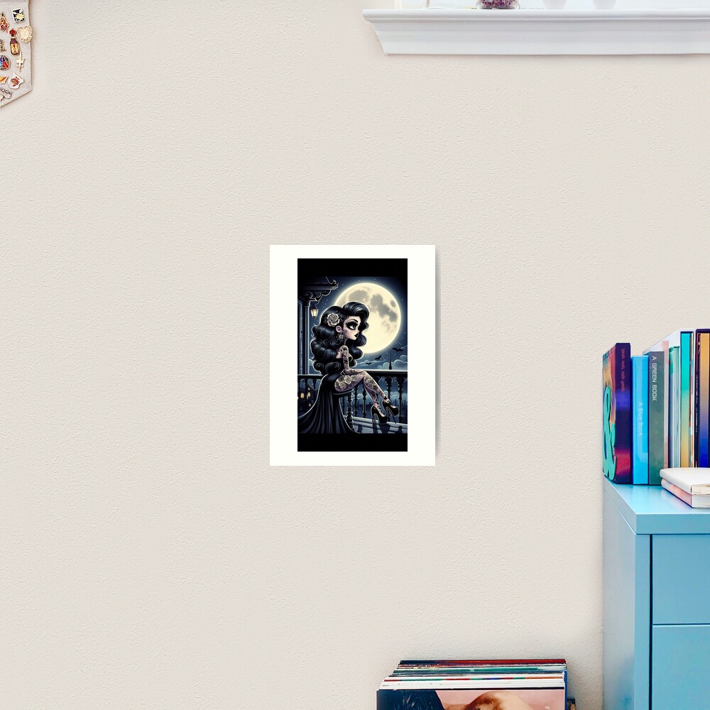 Item preview, Art Print designed and sold by NaughtyNiceArt.