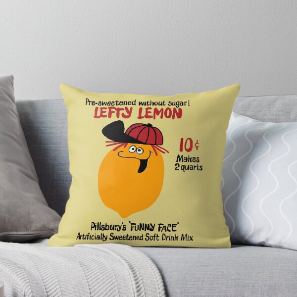 Item preview, Funny Face "Lefty Lemon" designed and sold by Offset Vinyl Film.