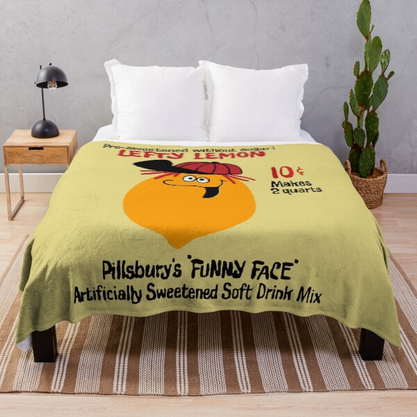 Item preview, Funny Face "Lefty Lemon" designed and sold by Offset Vinyl Film.