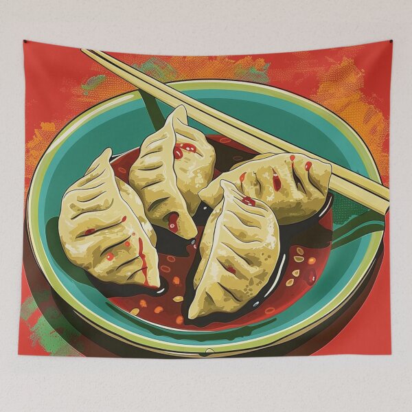 Item preview, Dumplings Pop Art 1 designed and sold by AstroRisq.