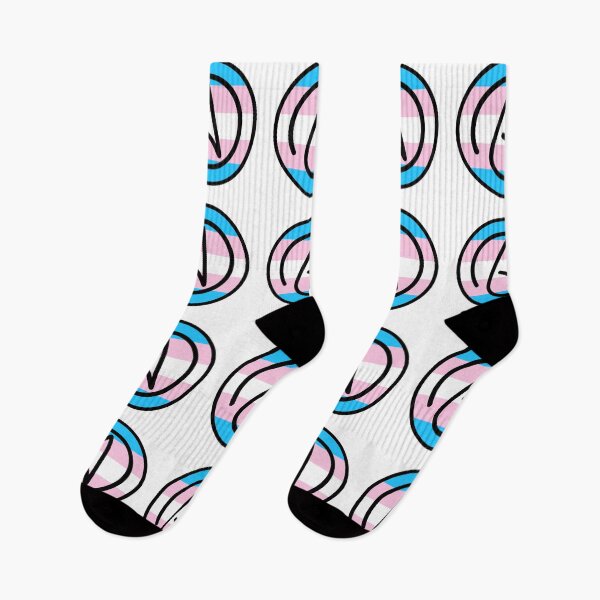 Item preview, Transgender flag with atheist symbol  designed and sold by Rachel the Artist .