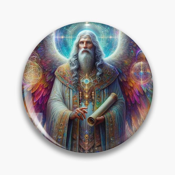 Item preview, Archangel Raziel - Keeper of Divine Secrets and Mystical Knowledge designed and sold by Te-Ane.