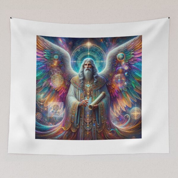 Item preview, Archangel Raziel - Keeper of Divine Secrets and Mystical Knowledge designed and sold by Te-Ane.