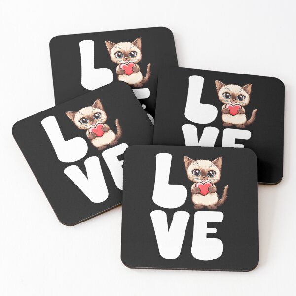 Item preview, Love Siamese Cat designed and sold by TheAnimalZ00.
