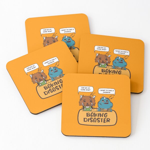 Item preview, Baking Disaster Sticker - Funny Kitchen Fail designed and sold by bluestarcomic.