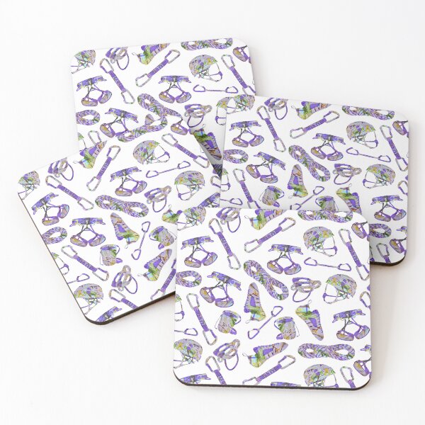 Item preview, Purple Lavender Psychedelic Climbing Gear Repeat Pattern designed and sold by KatelynMitalski.