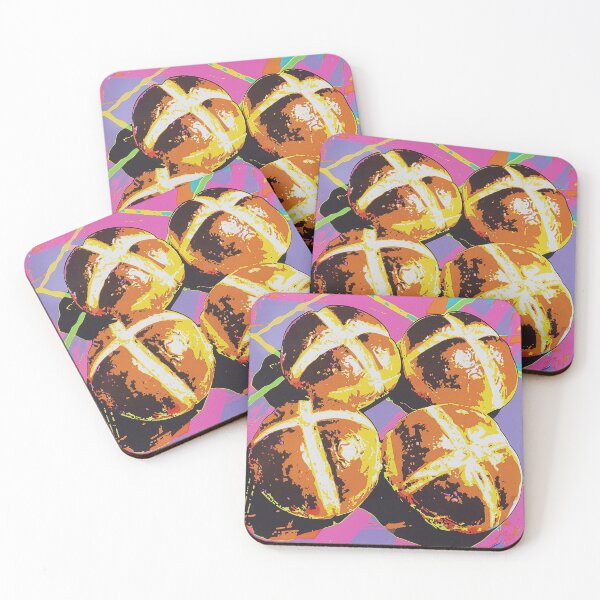 Item preview, Hot Cross Buns Pop Art 1 designed and sold by AstroRisq.