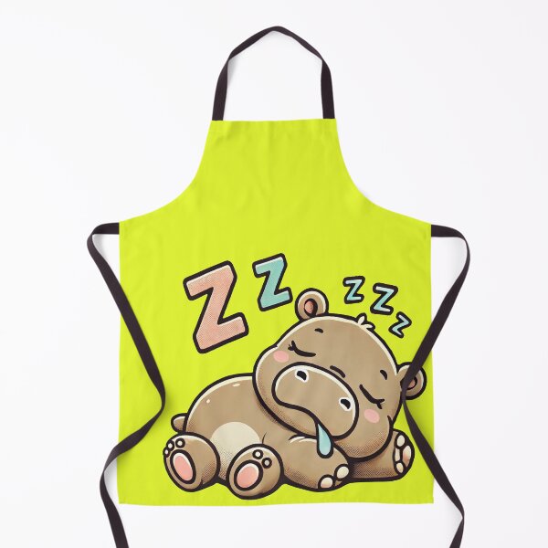 Item preview, Sleepy Baby Hippo with Adorable Style designed and sold by Tomoyi-made.