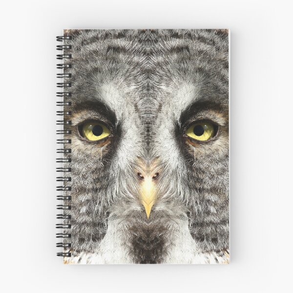Item preview, Symmetrical great grey owl designed and sold by locustgirl.