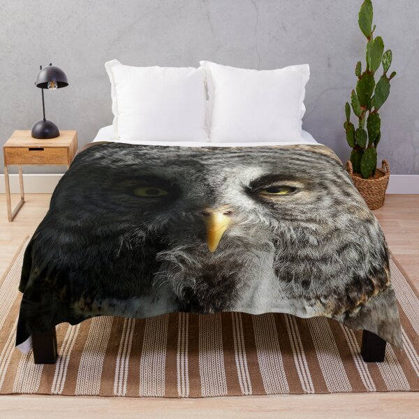 Item preview, Autumn great gray owl designed and sold by locustgirl.