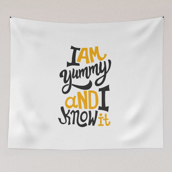 Item preview, I Am Yummy  And I Know It; designed and sold by StickerApe.