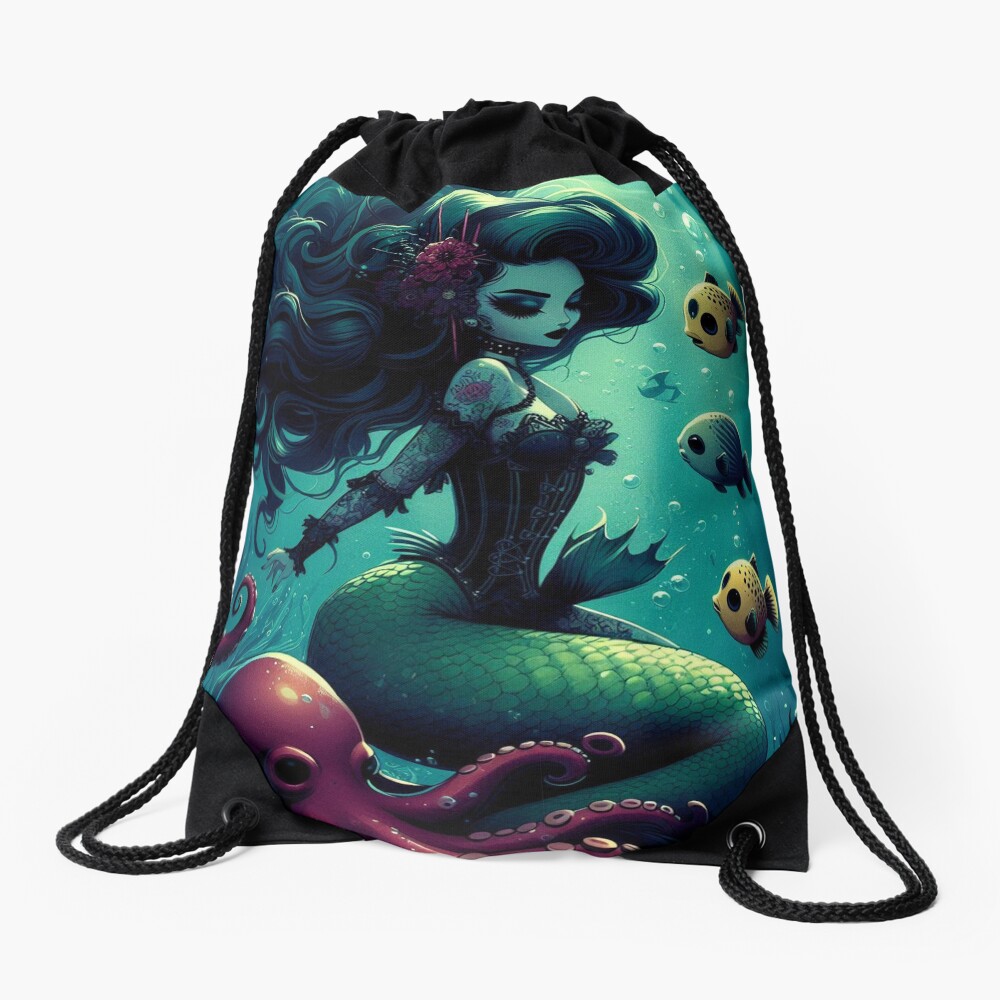 Item preview, Drawstring Bag designed and sold by NaughtyNiceArt.