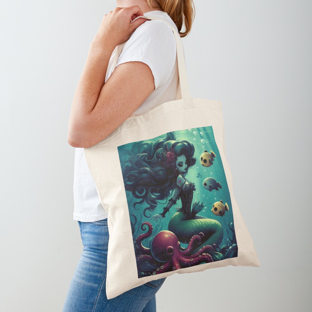 Item preview, Cotton Tote Bag designed and sold by NaughtyNiceArt.