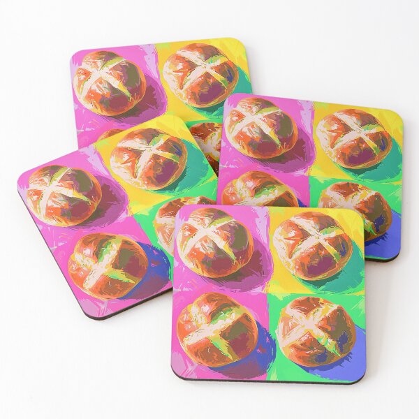 Item preview, Hot Cross Buns Pop Art 4 designed and sold by AstroRisq.