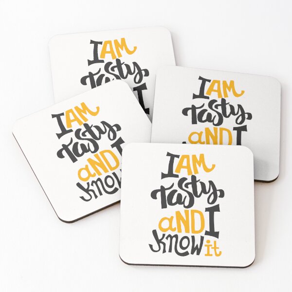 Item preview, I Am Tasty  And I Know It; designed and sold by StickerApe.