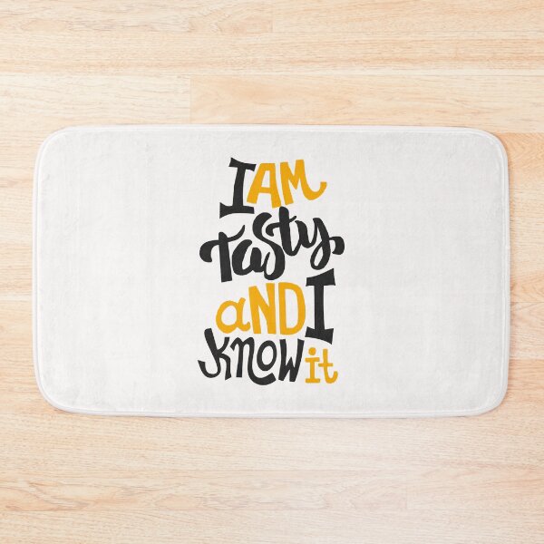 Item preview, I Am Tasty  And I Know It; designed and sold by StickerApe.