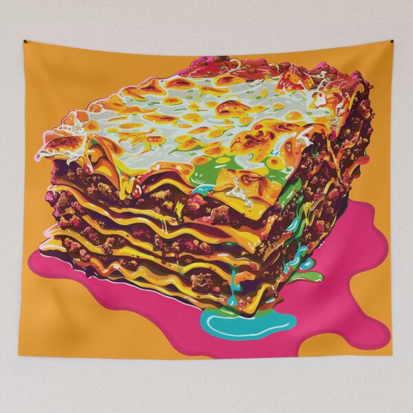 Item preview, Lasagna Pop Art 2 designed and sold by AstroRisq.
