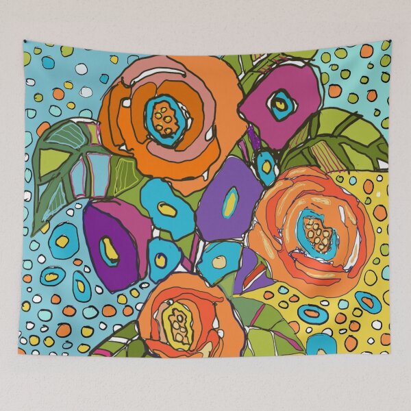 Item preview, Bright Flower Bouquet designed and sold by verymarydesigns.