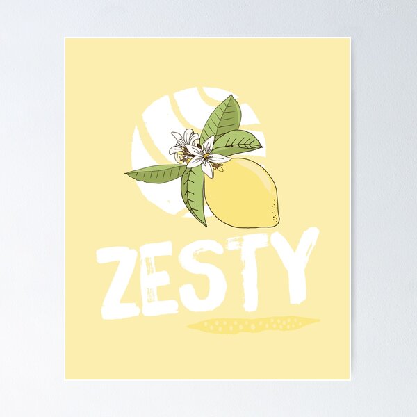 Zesty Lemon Poster