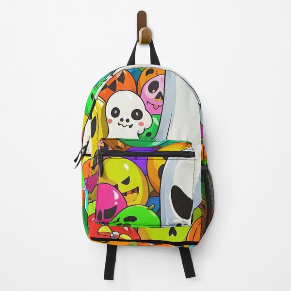 Item preview, cartoons, colorful backgrounds, ghost balloons, skeletons, graves. designed and sold by 1benjamah1136.
