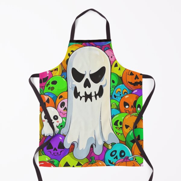 Item preview, cartoons, colorful backgrounds, ghost balloons, skeletons, graves. designed and sold by 1benjamah1136.
