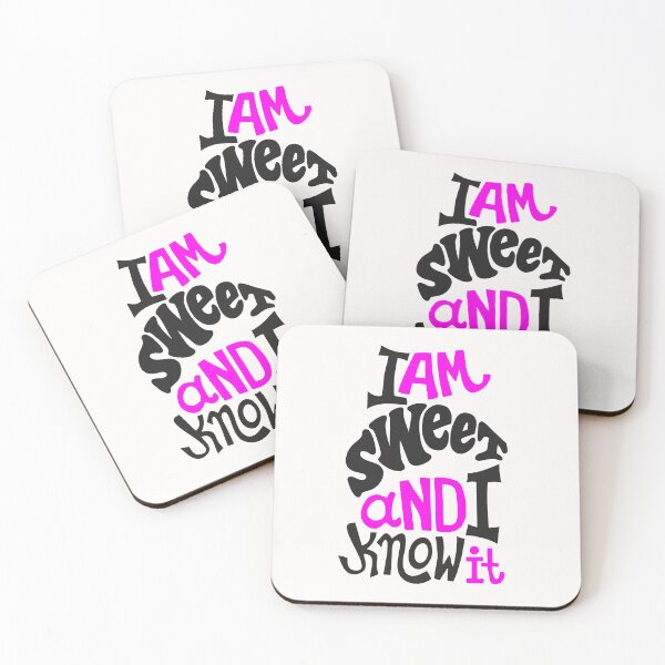 Item preview, I Am Sweet  And I Know It; designed and sold by StickerApe.