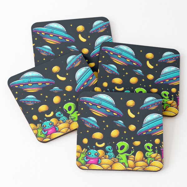 Item preview, Alien Snack Invasion: UFOs & Space Snack Fun designed and sold by Taans-Creation.
