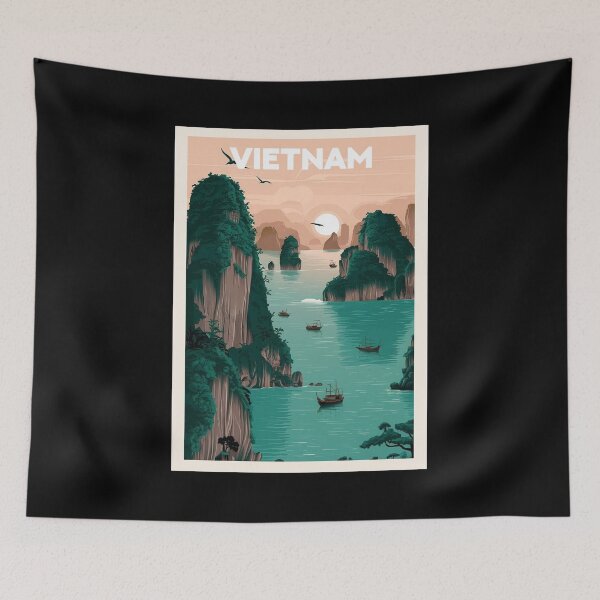 Item preview, Vietnam, Travel Art designed and sold by PinkandP.